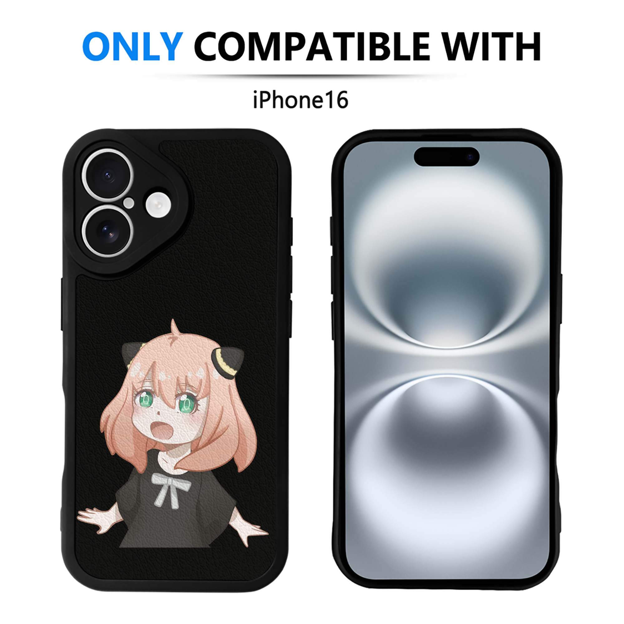 （画像用） SPY×FAMILY间谍家家酒 【iPhone 16シリーズ対応】シリコンスマホケース（レザー調） 材質：シリコン